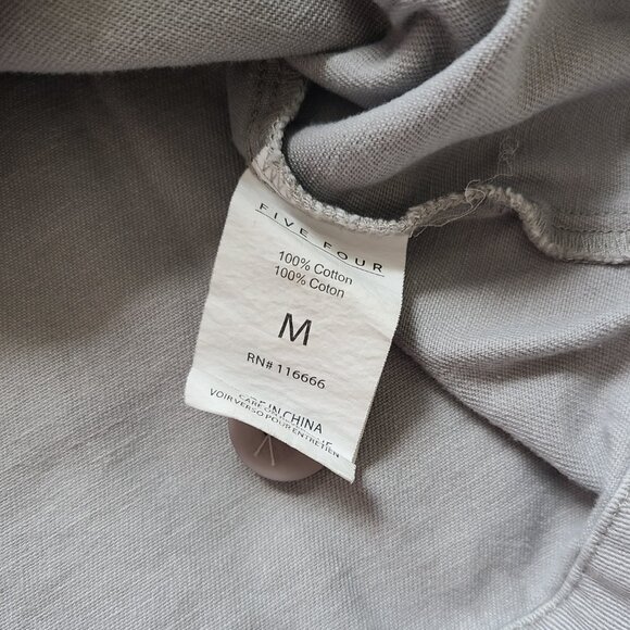 Five Four Log Angeles Jacket Womens M Gray Chore Barn Style Cottage Core Cabin - Picture 5 of 8